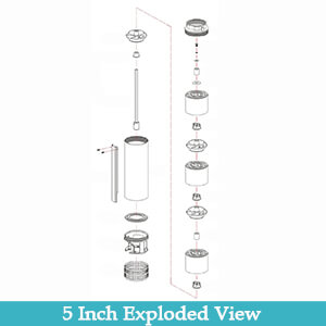 5 Inch Submersible Pumps Parts Exploded View