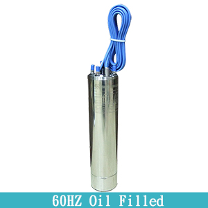 60HZ Single & Three Phase Oil Filled Submersible Motors